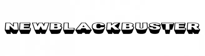 New Blackbuster Шрифта