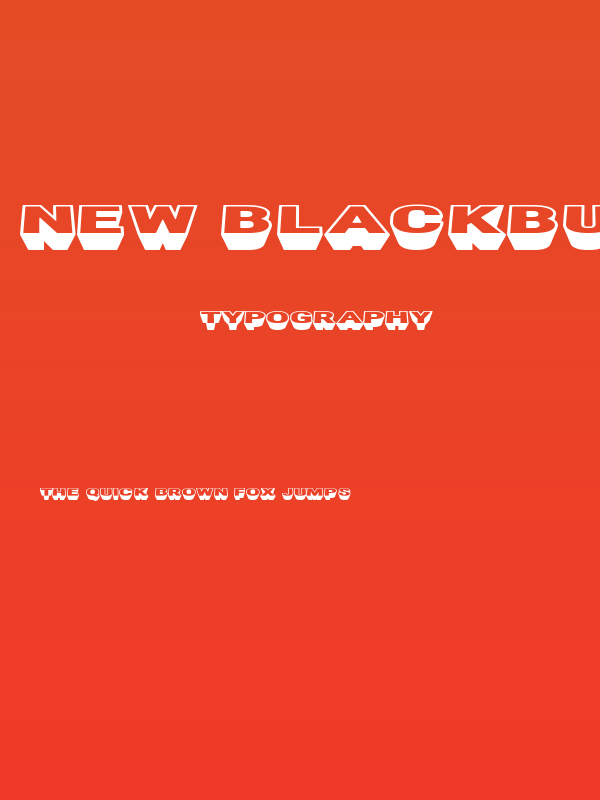 New Blackbuster Poster