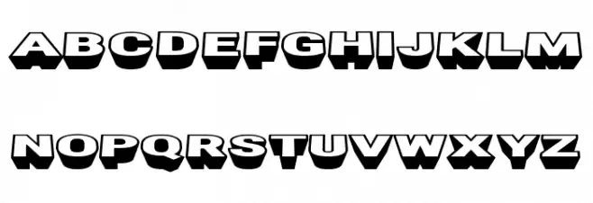 New Blackbuster Шрифта строчной