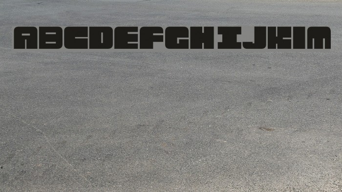 New Blockster Font examples