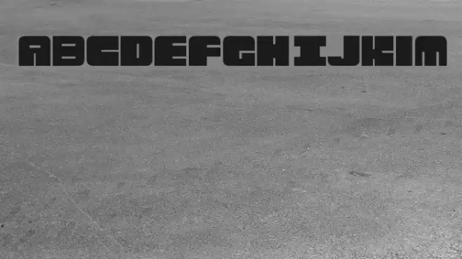 New Blockster Font examples