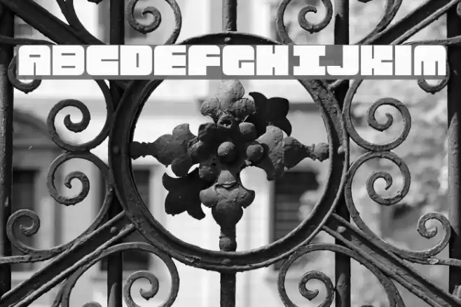 New Blockster Font examples