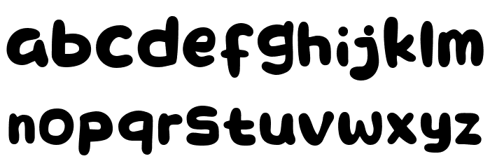 New Bread Font LOWERCASE
