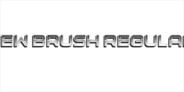 New Brush Regular Logo