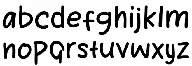 New Burger फ़ॉन्ट लोअरकेस