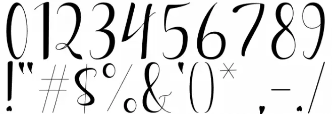 New Chapter Font OTHER CHARS