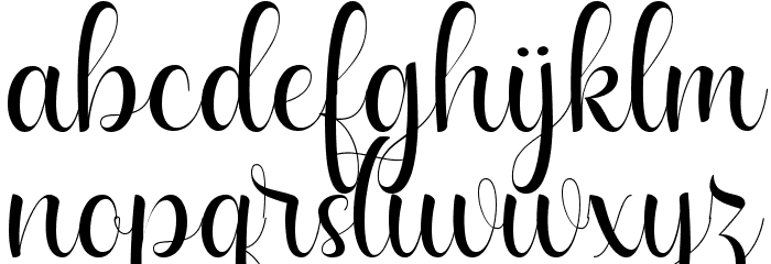 New Chapter Font LOWERCASE