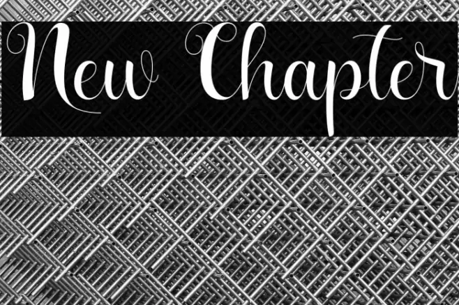 New Chapter Font examples