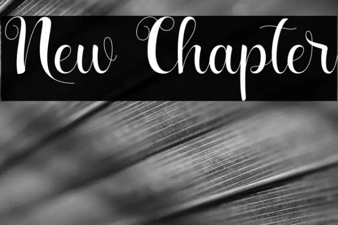 New Chapter Font examples