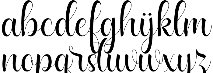 New Chapter Font LOWERCASE