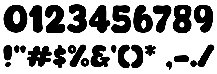 New Cheese Font OTHER CHARS