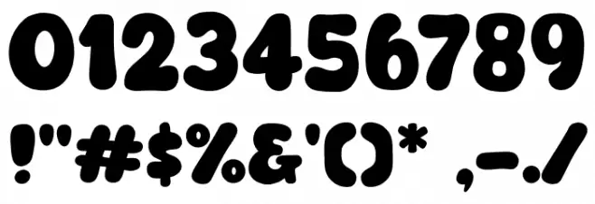 New Cheese Font OTHER CHARS