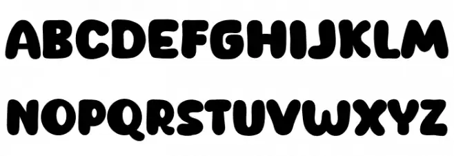 New Cheese Schriftart Groß
