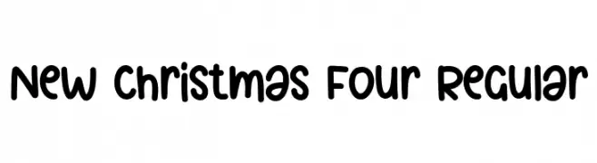 New Christmas Four Regular les polices de caractères gratuit télécharger