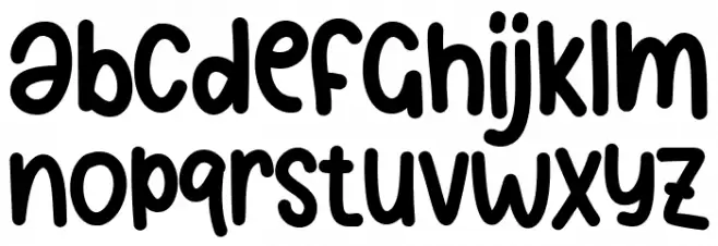 New Christmas Four Regular Font Litere mici