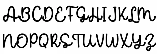 New Christmas Mono 字体 大写