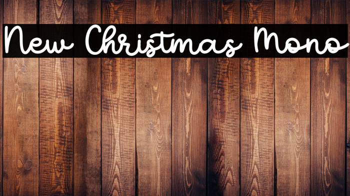 New Christmas Mono Example 1