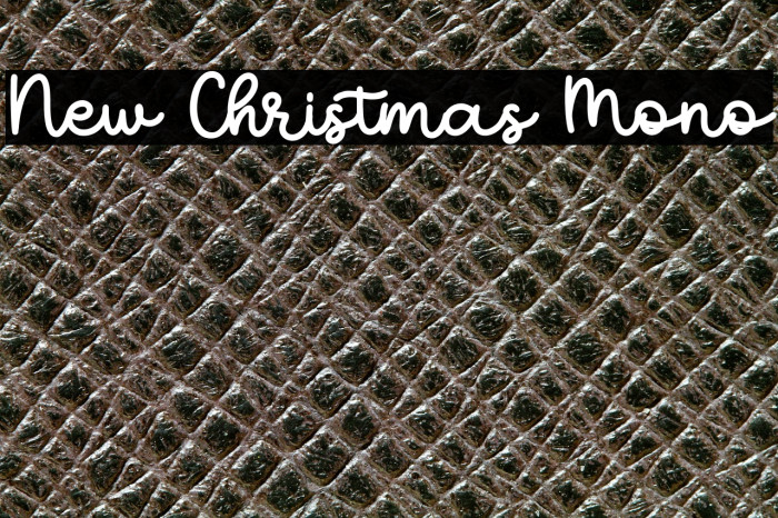 New Christmas Mono Example 2