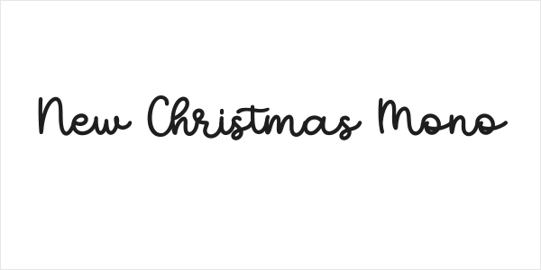 New Christmas Mono Logo