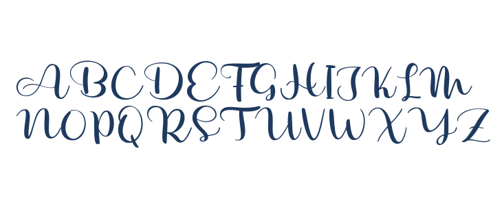 New Christmas Three Regular Uppercase