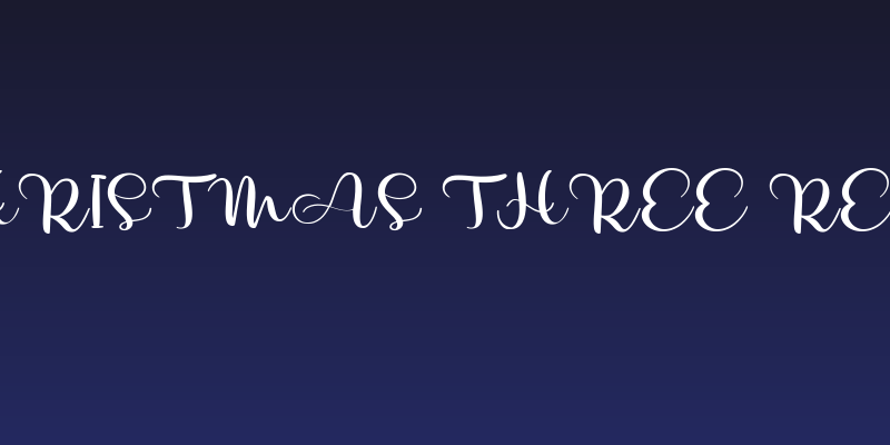 New Christmas Three Regular Social Header