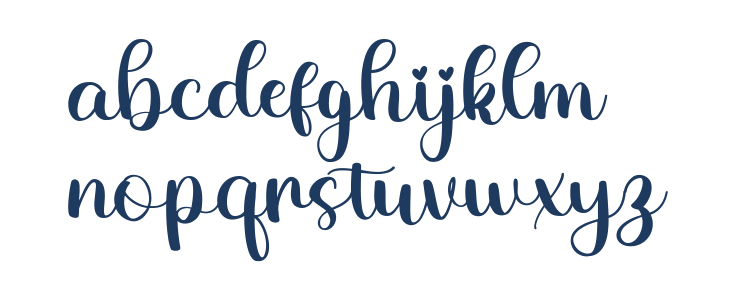 New Christmas Three Regular Lowercase