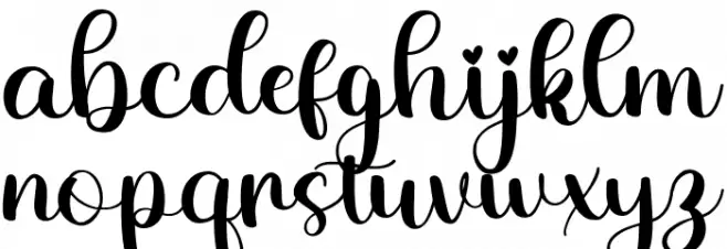 New Christmas Three Regular フォント 小文字