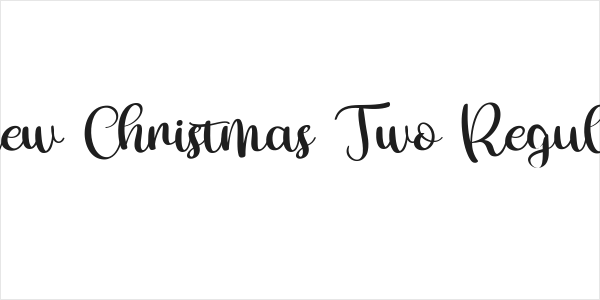 New Christmas Two Regular Logo