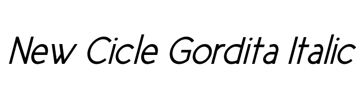 New Cicle Gordita Italic Font