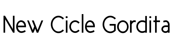New Cicle Gordita Font