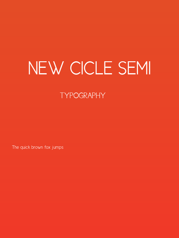 New Cicle Semi Poster