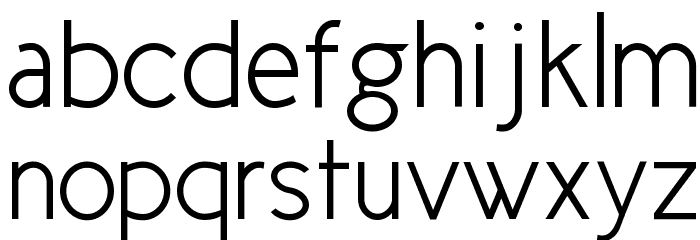 New Cicle Semi Font LOWERCASE