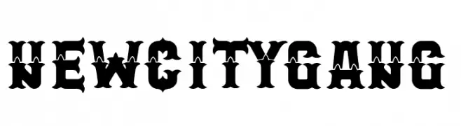 New City Gang  Frei Schriftart Herunterladen
