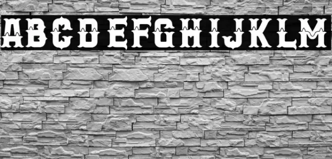 New City Gang Font examples