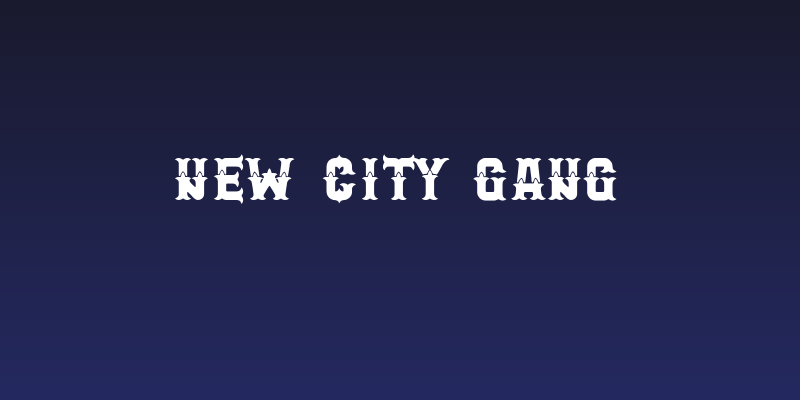 New City Gang Social Header