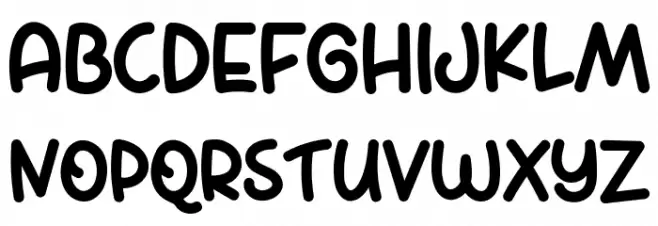 New Class フォント 大文字