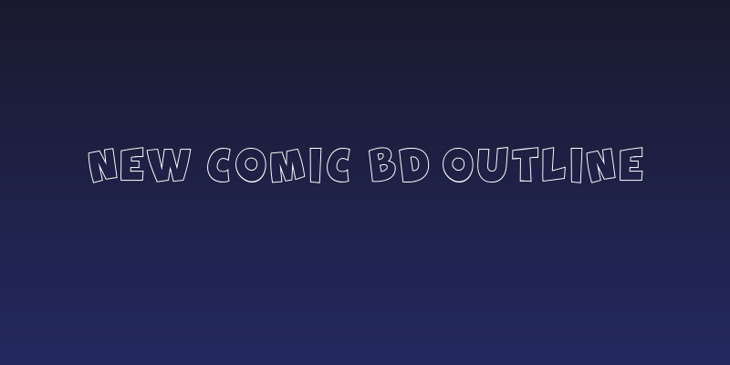 New Comic BD Outline Social Header