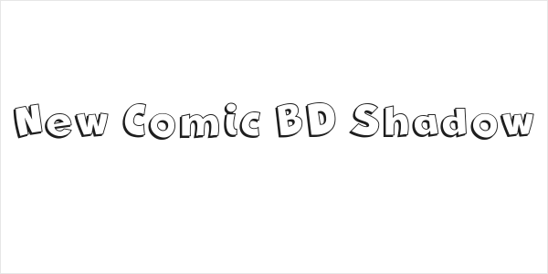 New Comic BD Shadow Logo
