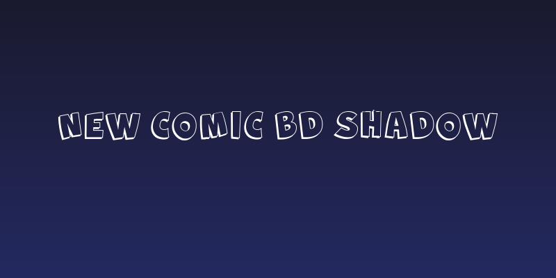 New Comic BD Shadow Social Header