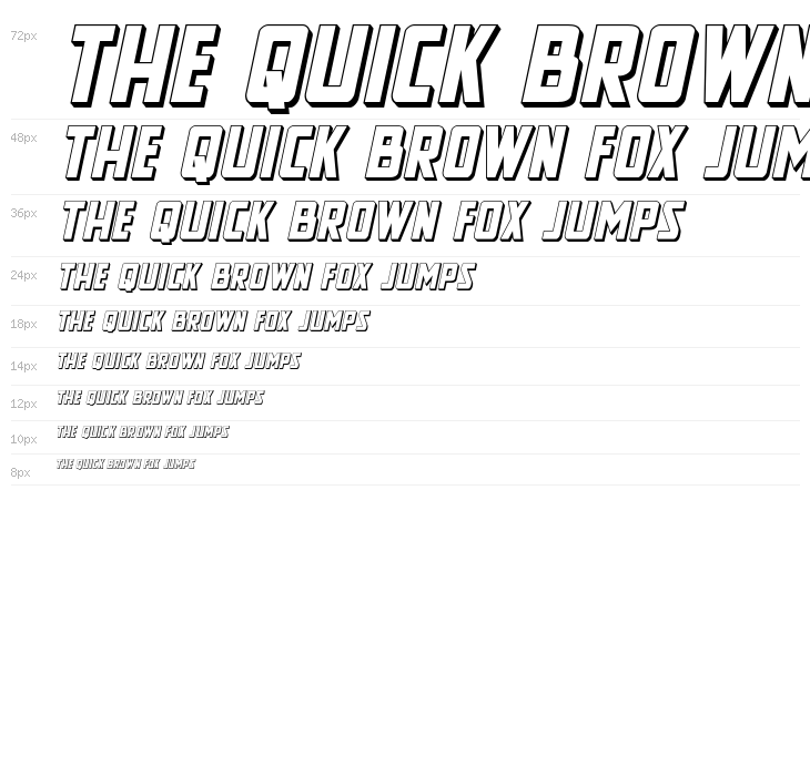 New Comic Title 3D Italic Waterfall