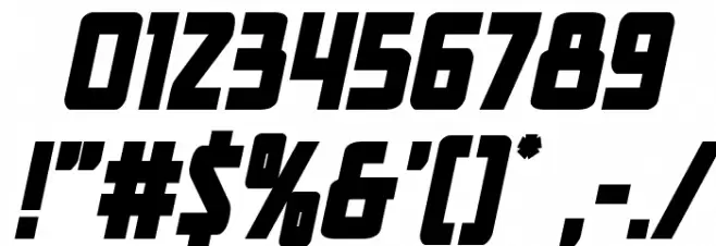 New Comic Title Bold Italic Font OTHER CHARS