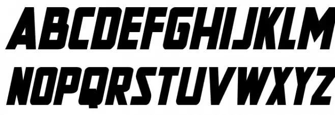 New Comic Title Bold Italic Caratteri MINUSCOLO
