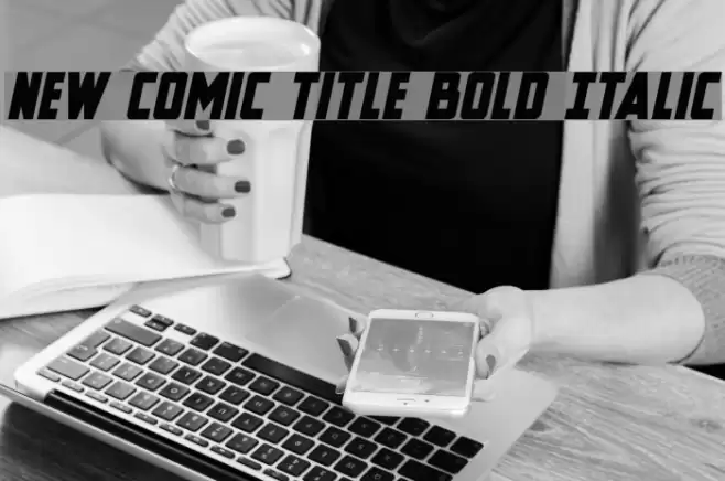New Comic Title Bold Italic Font examples