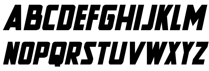New Comic Title Bold Italic Font LOWERCASE