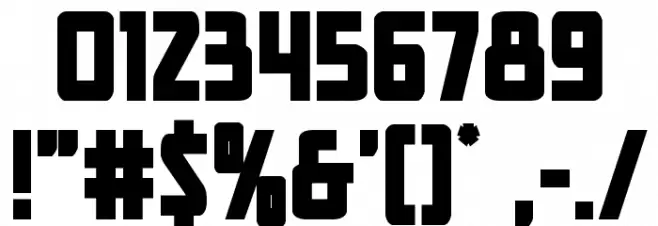 New Comic Title Bold Font OTHER CHARS