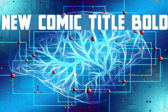 New Comic Title Bold Font examples