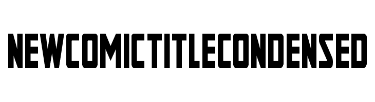 New Comic Title Condensed  Descarca Fonturi Gratis