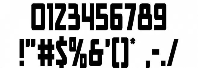 New Comic Title Condensed Font OTHER CHARS