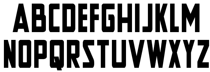 New Comic Title Condensed Font LOWERCASE