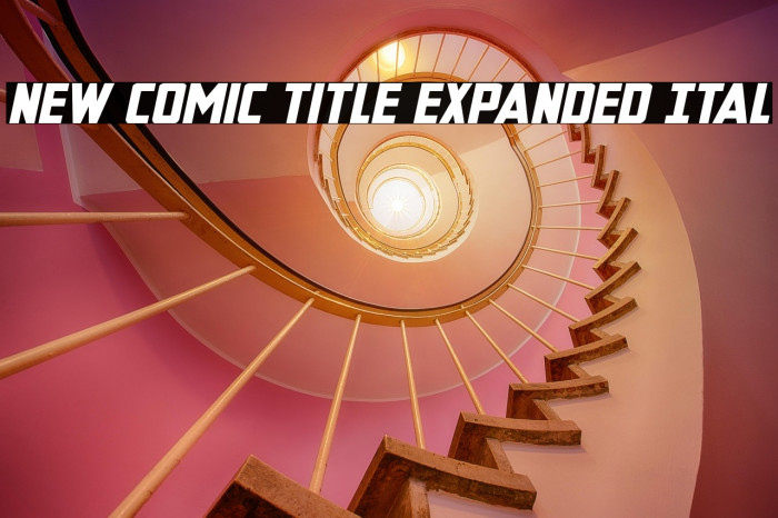 New Comic Title Expanded Ital Example 2